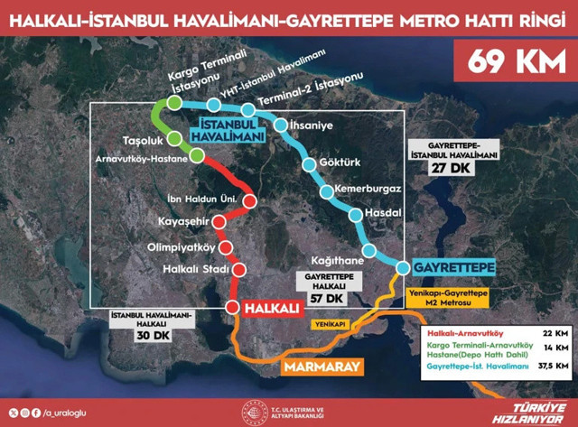 Türkiye'nin en uzun metro ringinin son halkası tamamlandı - Resim: 1