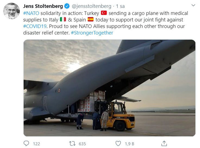 Koronavirüs nedeniyle acil toplanıyor! NATO Türkiye'yi böyle övdü - Resim: 0