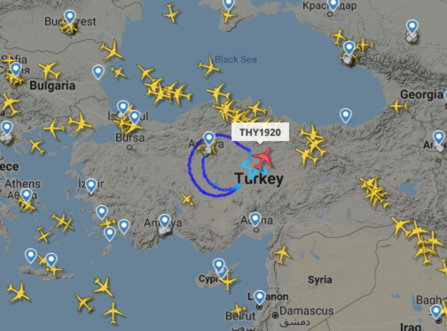 Ankara'dan kalkan THY uçağı bakın ne yapıyor? 100. yıla özel 'TK1920' uçuşu - Resim: 1