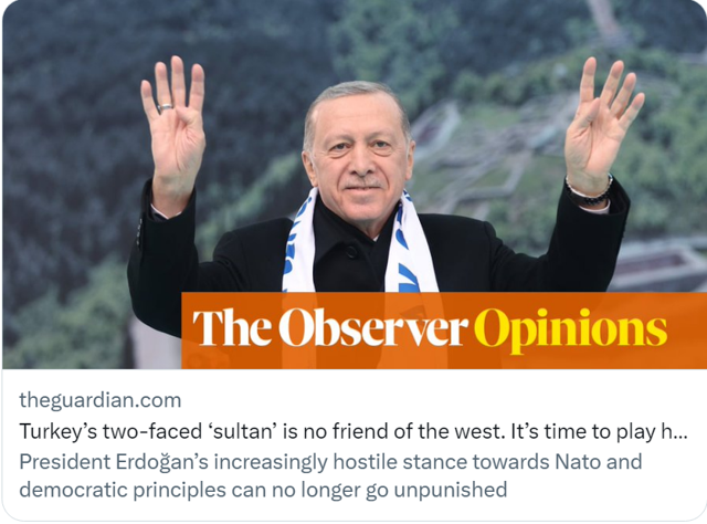 İngiliz gazeteden skandal yazı! 'Türkiye'nin iki yüzlü sultanı artık cezasız kalmamalı' - Resim: 0