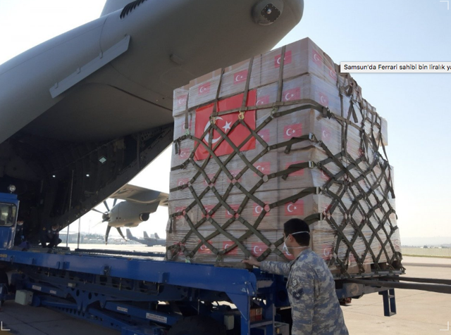 Türkiye'den Amerika'ya yardım taşıyan uçak havalandı Ankara'da tarihi görüntüler - Resim: 2
