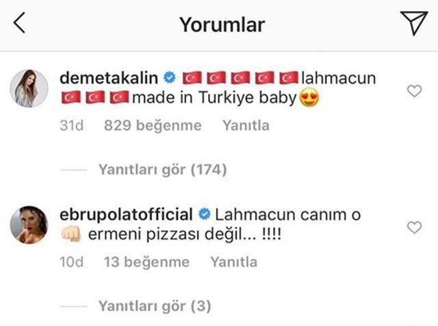 Kim Kardashian lahmacuna 'Ermeni pizzası' dedi! Demet Akalın ve Ebru Polat cevabı verdi - Resim: 3