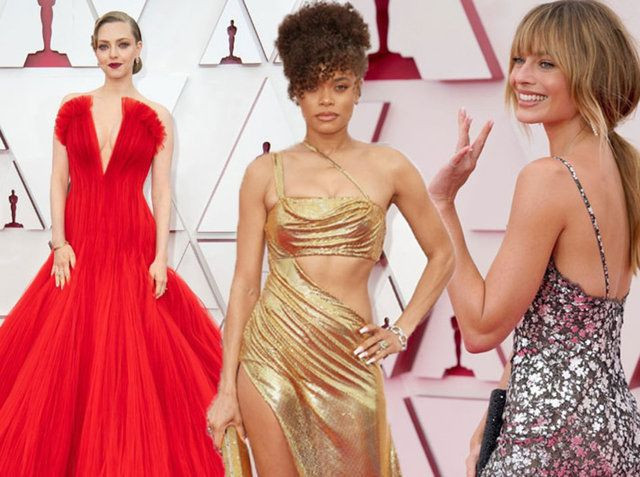 93. Oscar Ödüllerine kırmızı halı şıklığı damga vurdu! İşte törenin en şıkları - Resim: 1