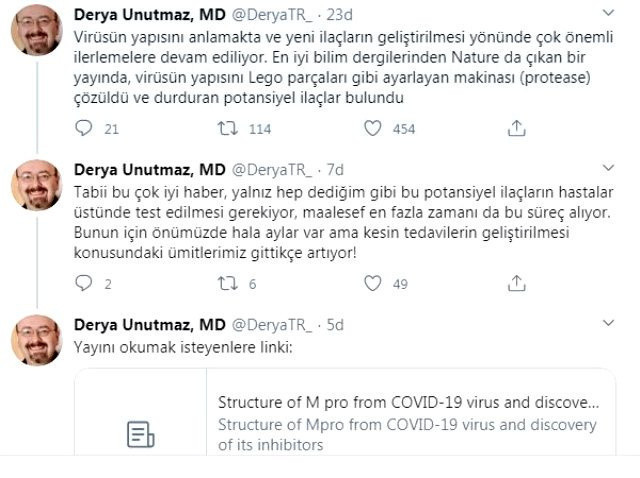 Koronavirüsü durduran ilaç bulundu! ABD'de çalışan Türk doktor Derya Unutmaz duyurdu - Resim: 0