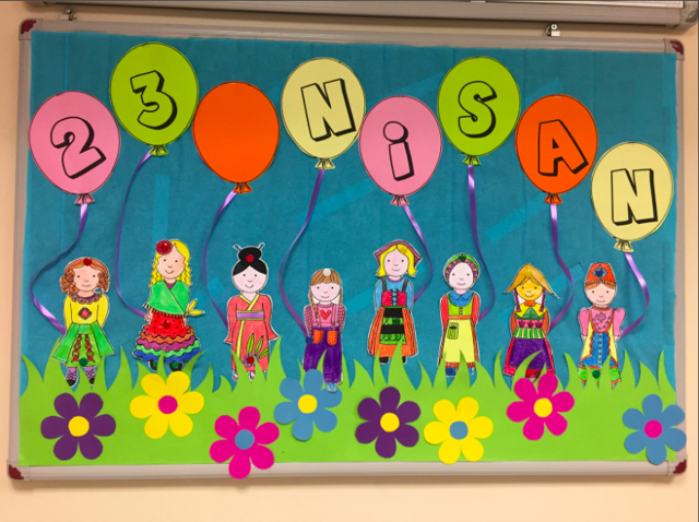 23 Nisan pano örnekleri ilkokul-ortaokul sınıf süsleme örnekleri 2023 - Resim: 2