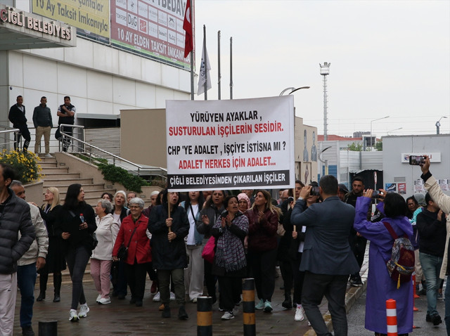 CHP'li belediyeden kovulan işçiler İzmir'den Ankara'ya yürüyor - Resim: 0