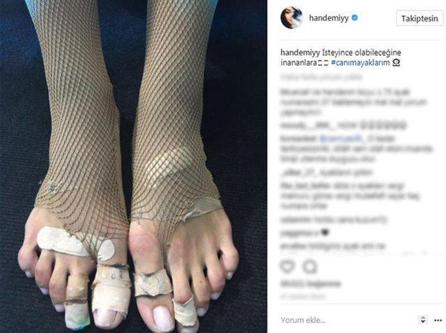 Hande Erçel'in ayakları olay oldu! Şovu gölgede kaldı - Resim: 4