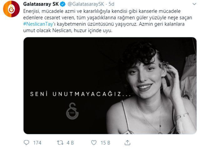 Futbol dünyasından Türkiye'yi yasa boğan Neslican Tay paylaşımları hepsi yürek burktu - Resim: 3