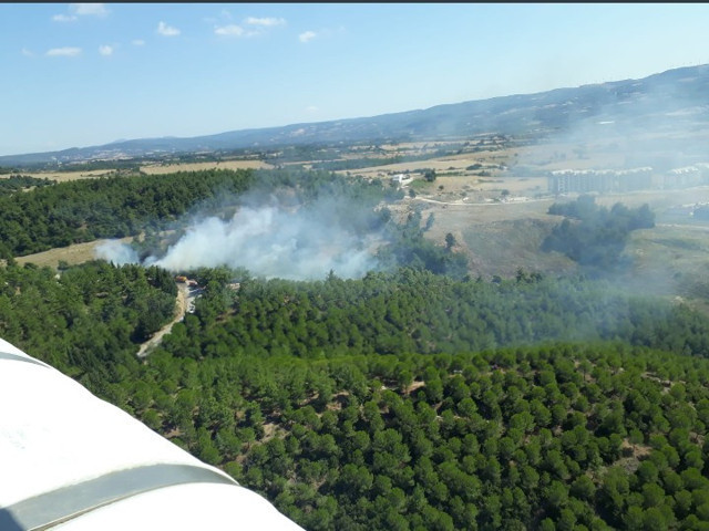 Çanakkale'de orman yangını - Resim: 0