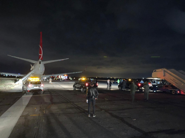 THY uçağı Odessa'da pistten çıktı açıklama geldi - Resim: 0