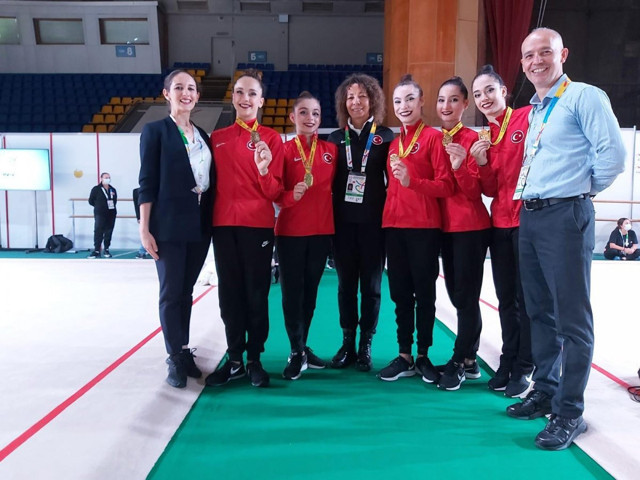 Ritmik Jimnastik Grup Milli Takımı, Avrupa Şampiyonu oldu - Resim: 0