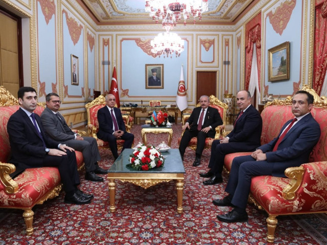 TBMM Başkanı Şentop, Azerbaycan Başbakanı Esedov’u Meclis’te ağırladı - Resim: 0