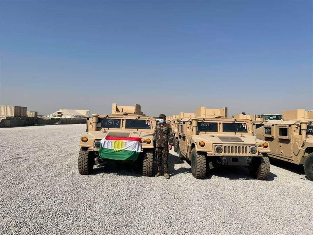 ABD öncülüğündeki DEAŞ karşıtı koalisyon, Peşmergeye askeri yardım yaptı - Resim: 2