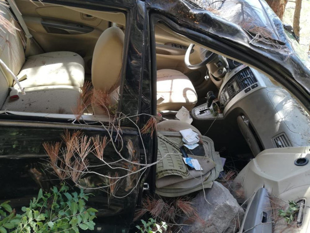 Hatay'da mucize kurtuluş! Otomobiliyle uçuruma yuvarlanan avukat hayatta kaldı - Resim: 1