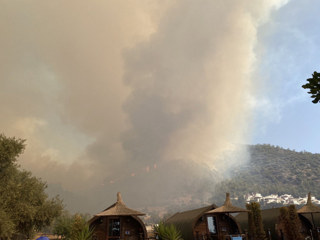 Manavgat Bodrum Milas Marmaris orman yangınlarında son durum Köyceğiz'de iki mahalle boşaltıldı - Resim: 8