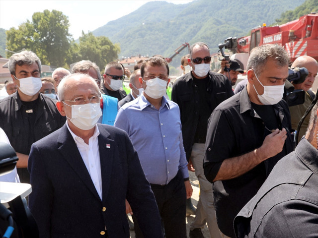 CHP Genel Başkanı Kılıçdaroğlu Bozkurt'ta incelemelerde bulundu! Bakan Soylu'dan bilgi aldı - Resim: 0