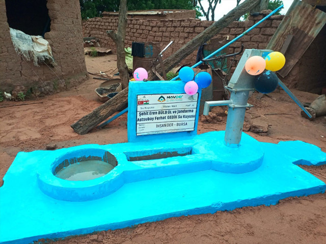 Bursaspor taraftarları Eren Bülbül ve Ferhat Gedik adına Nijer'de su kuyusu açtırdı - Resim: 0