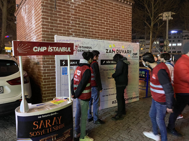 CHP meydanlara zam duvarı açtı - Resim: 0