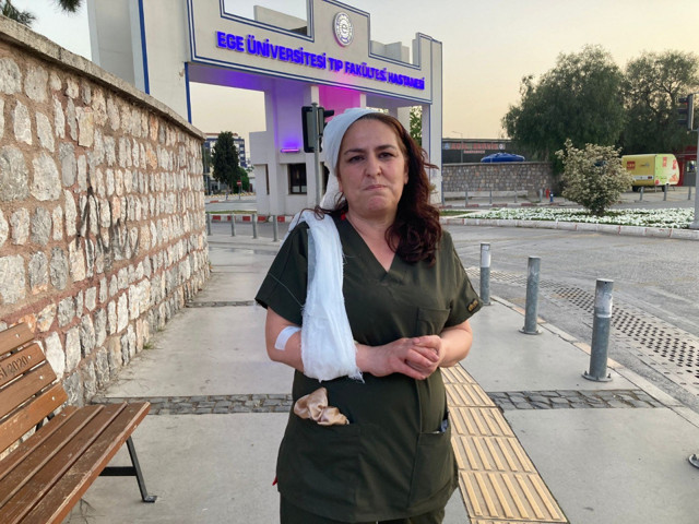 İzmir'de  akıllara durgunluk veren olay! Hastane içerisinde doktordan doktor eşine şiddet - Resim: 0