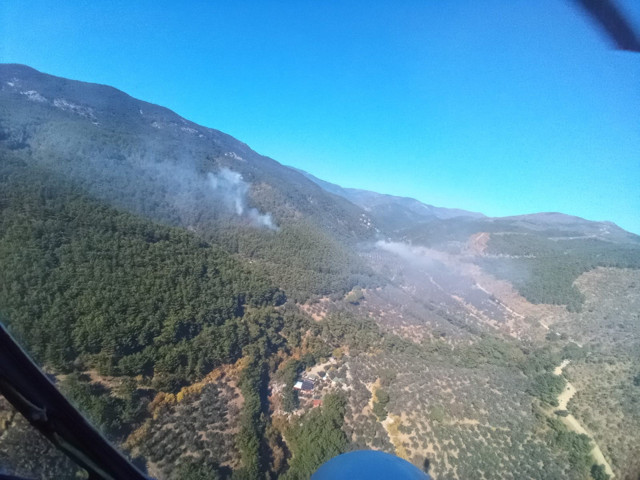 Kazdağlarında orman yangını başladı! Ekipler bölgeye gitti - Resim: 0