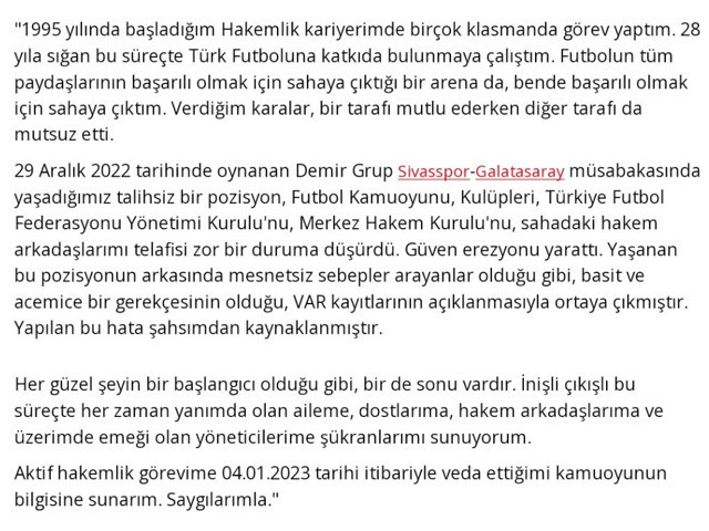 Sivasspor Galatasaray maçının VAR hakemi Özgüç Türkalp hakemliği bıraktı - Resim: 0