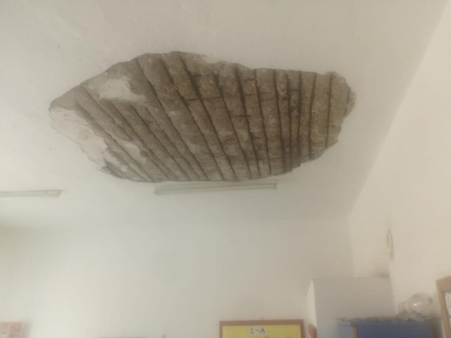 Mersin'de okulda korku dolu anlar! Sınıfta öğrencilerin üzerine düştü yaralılar var - Resim: 0