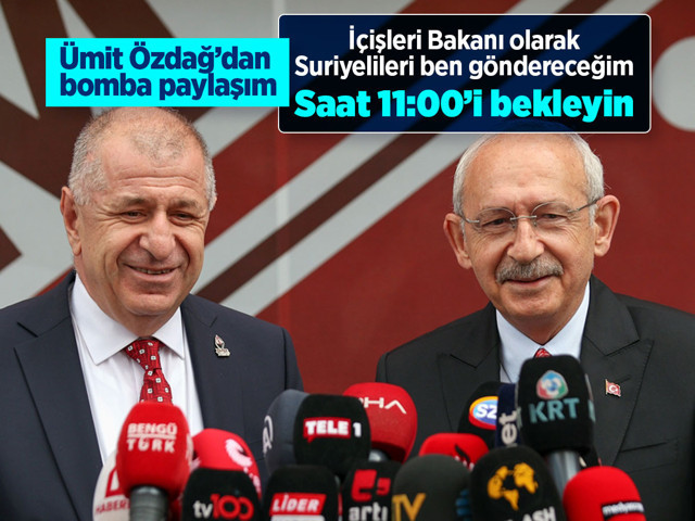 Ümit Özdağ kararını verdi Kemal Kılıçdaroğlu'nu destekleyecek! İşte 7 maddelik protokol - Resim: 1