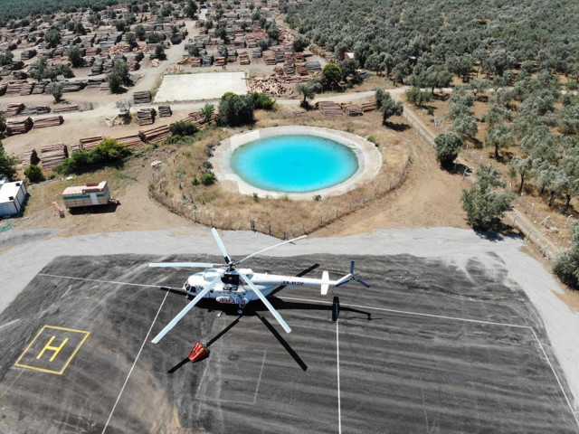 Kazdağları'nı yangına karşı "yarasa helikopter" koruyacak! - Resim: 0