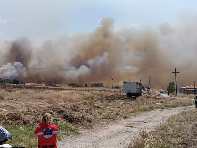 Yunanistan'daki yangın kapımıza dayandı! İpsala Sınır kapısı kapatıldı! Son dakika açıklamalar... - Resim: 2