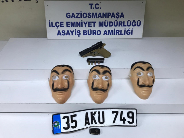 La Casa de Papel Gaziosmanpaşa! "Dali" maskesiyle soyguna kalkıştılar - Resim: 0