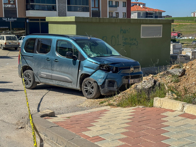 Uşak'ta motosiklet sürücüsünün öldüğü kaza kamerada - Resim: 0