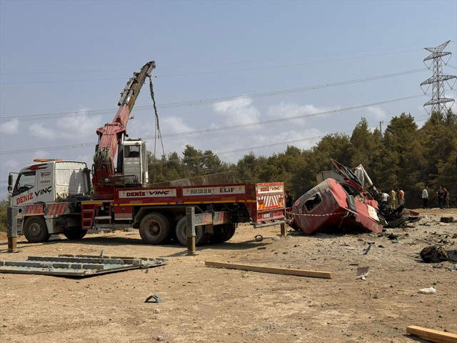 Hatay'da vincin freni arızalanınca olanlar oldu! 1 ölü, 1 yaralı - Resim: 1