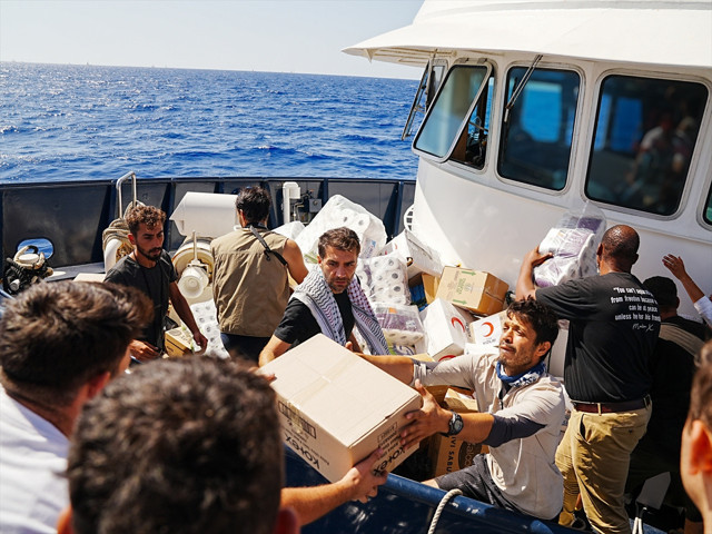 Türk Kızılay'ından Sumud Filosu'na gıda ve ilaç desteği - Resim: 0