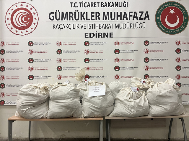 Kapıkule'de 113 kilogram uyuşturucu ele geçirildi - Resim: 0