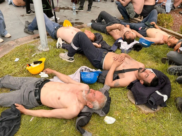 Açlık grevindeki madencilere gazlı müdahale! Erkan Baş'ın suratına da sıkıldı - Resim: 2