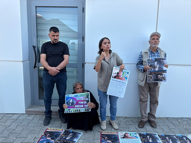 Gülistan Doku'nun annesi ve ablasından adliye önünde açıklama - Resim: 0