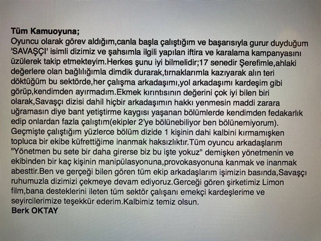 Berk Oktay'dan küfür iddialarına yanıt - Resim: 3