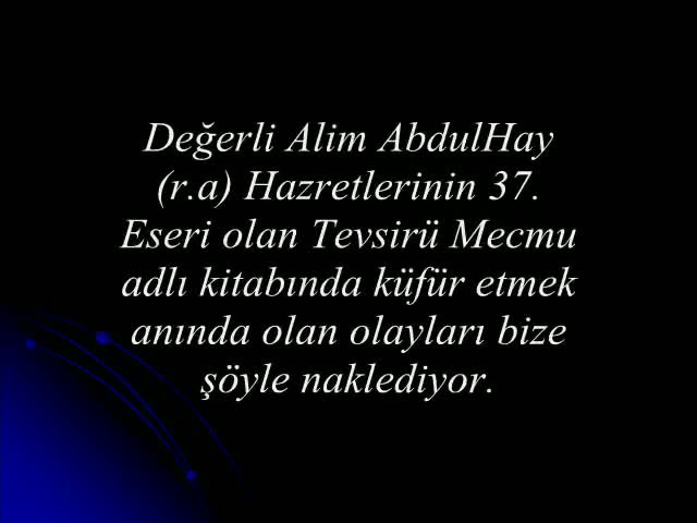 Küfür edenlerin çekeceği azap! - Resim: 2