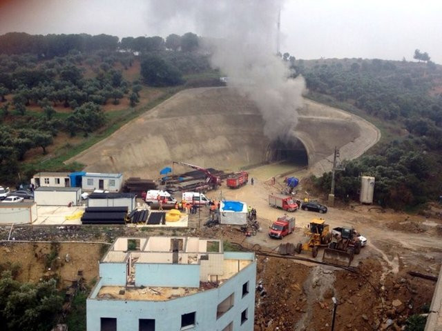 Yüksek hızlı tren tünelinde yangın  - Resim: 3