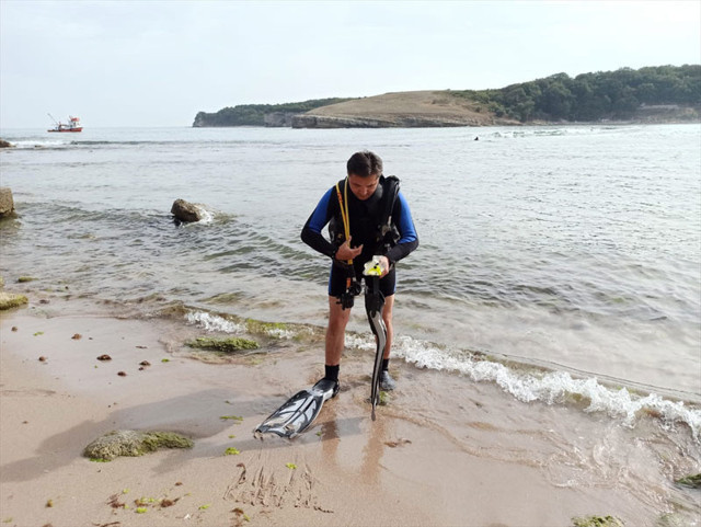 Kocaeli'de denizden tarihi top çıkarıldı! Kocaeli Müzesi'nde sergilenecek - Resim: 0