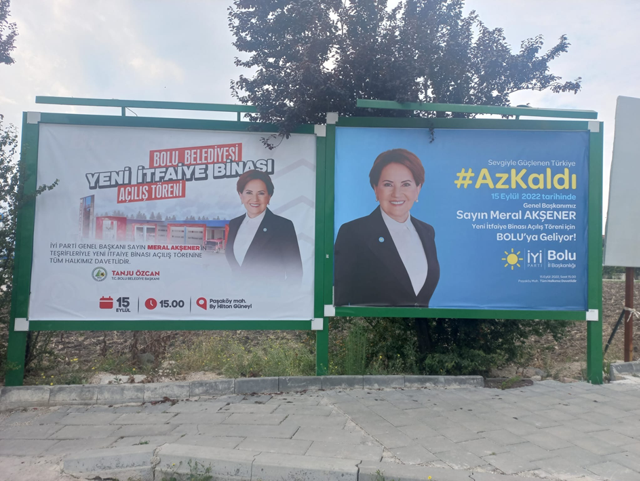 Tanju Özcan, İYİ Pati'ye mi geçiyor? CHP'nin ihracını istediği Bolu Belediye Başkanı'ndan Meral Akşener'li afiş - Resim: 1