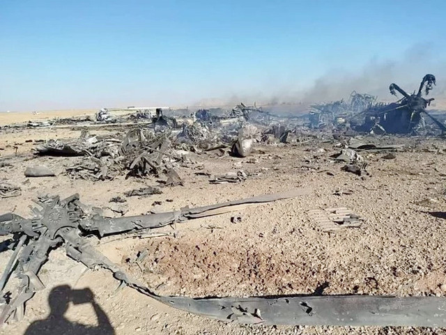 İran işi fiyaskoymuş! ABD kendi askerini bombalayıp helikopterleri imha etmiş - Resim: 1