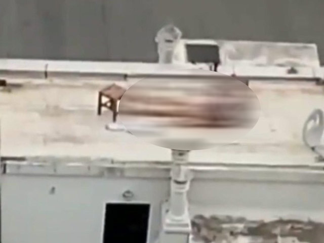 Önce çatıda seviştiler daha sonra ise bakın ne yaptılar! Olay görüntüler - Resim: 1