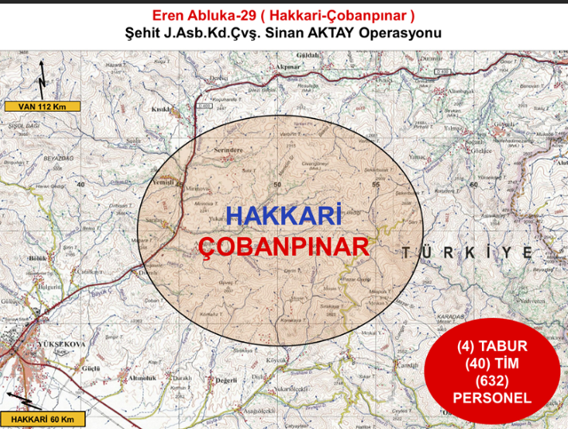 Eren Abluka-29 Operasyonu başladı! İçişleri duyurdu; Hakkari'de 632 personel katılıyor - Resim: 0