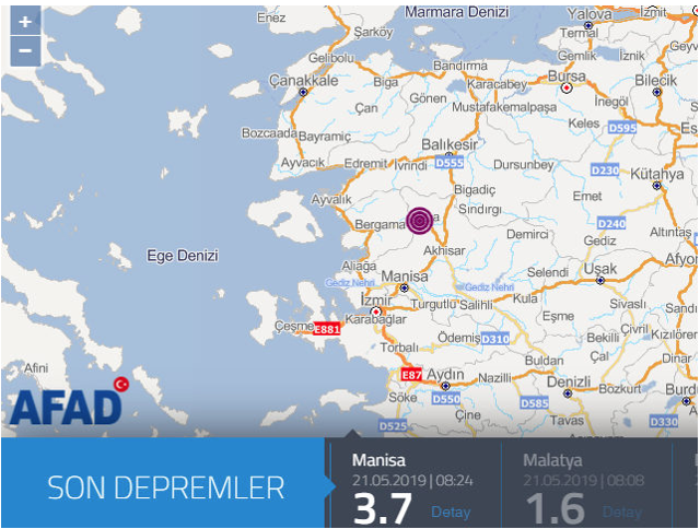 Manisa Soma'da sabah korkutan deprem! - Resim: 1