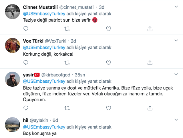 İdlib'deki 33 şehit için ABD Büyükelçiliği twit attı : Korkunç saldırı - Resim: 2