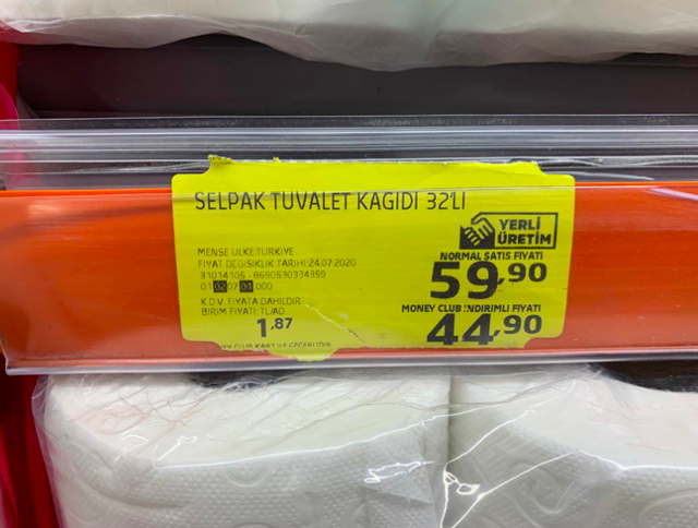 Tuvalet kağıtlarına fahiş zam! Kasım ayında 97 liraydı bakın ne oldu - Resim: 1