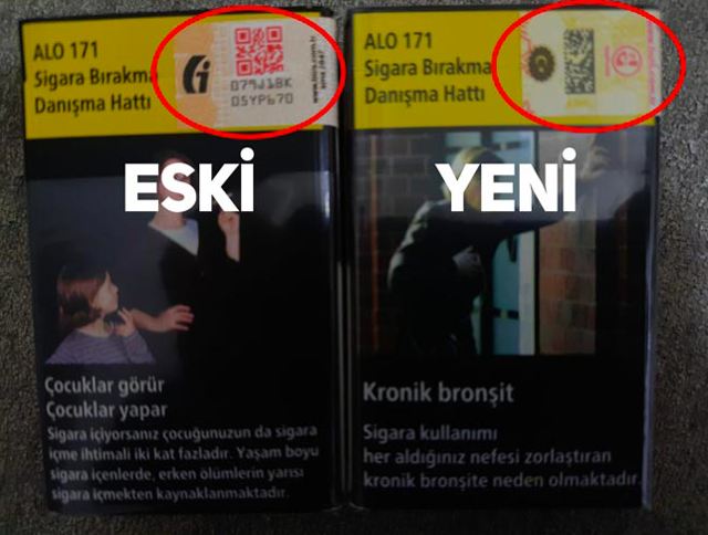 Sigara paketlerinde değişiklik bir logo kaldırıldı iki yeni simge geldi - Resim: 0