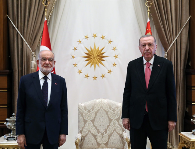 Cumhurbaşkanı Erdoğan Temel Karamollaoğlu'nu kabul etti - Resim: 0