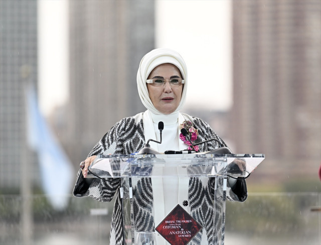 Emine Erdoğan, New York'ta geleneksel köklü Türk çeyiz geleneğini dünyaya tanıttı - Resim: 1